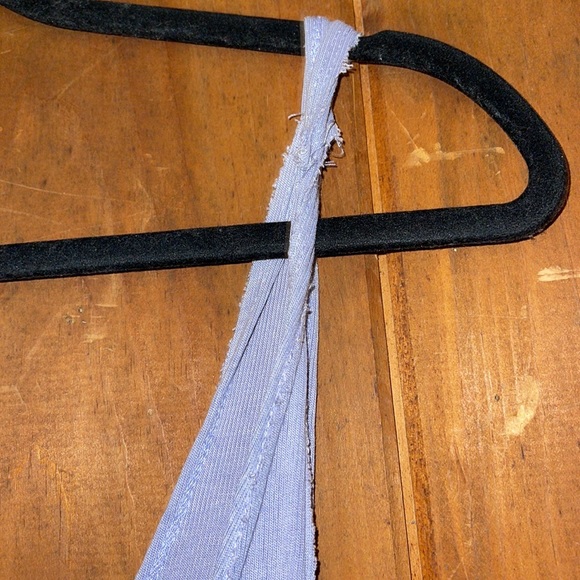 Free people twist shoulder tie heathered trim lose tank - Picture 7 of 9